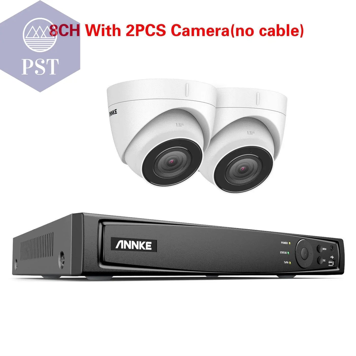 4K Ultra Video Surveillance System United-Kingdom-None-2pcs-cameras PST PS Tradings