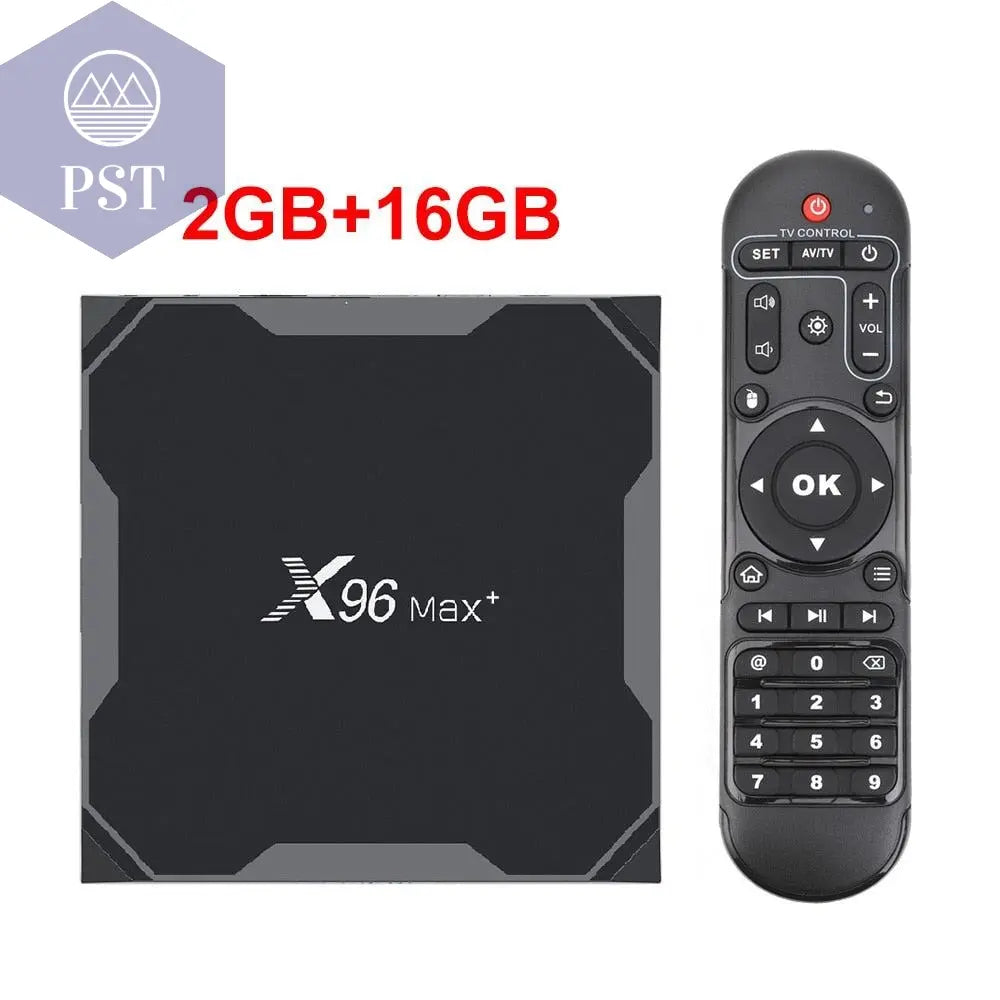 Android 9.0 Amlogic Quad Core 4K TV Box CN-X96-MAX-2GB16GB PST PS Tradings