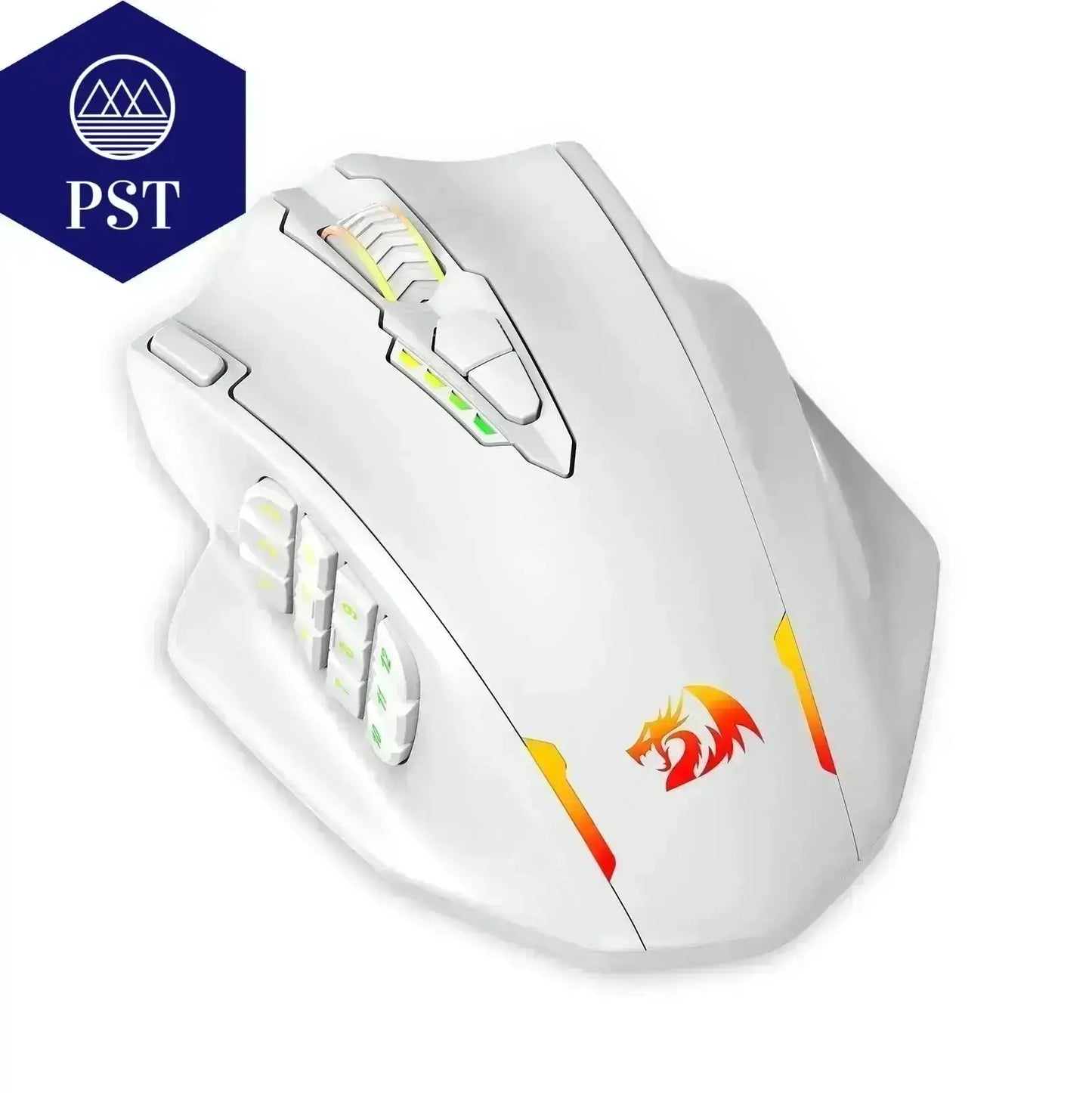 Redragon M913 Gaming Maus 16000 DPI Wireless PST PS Tradings WHITE Redragon M913 Gaming Maus 16000 DPI Wireless