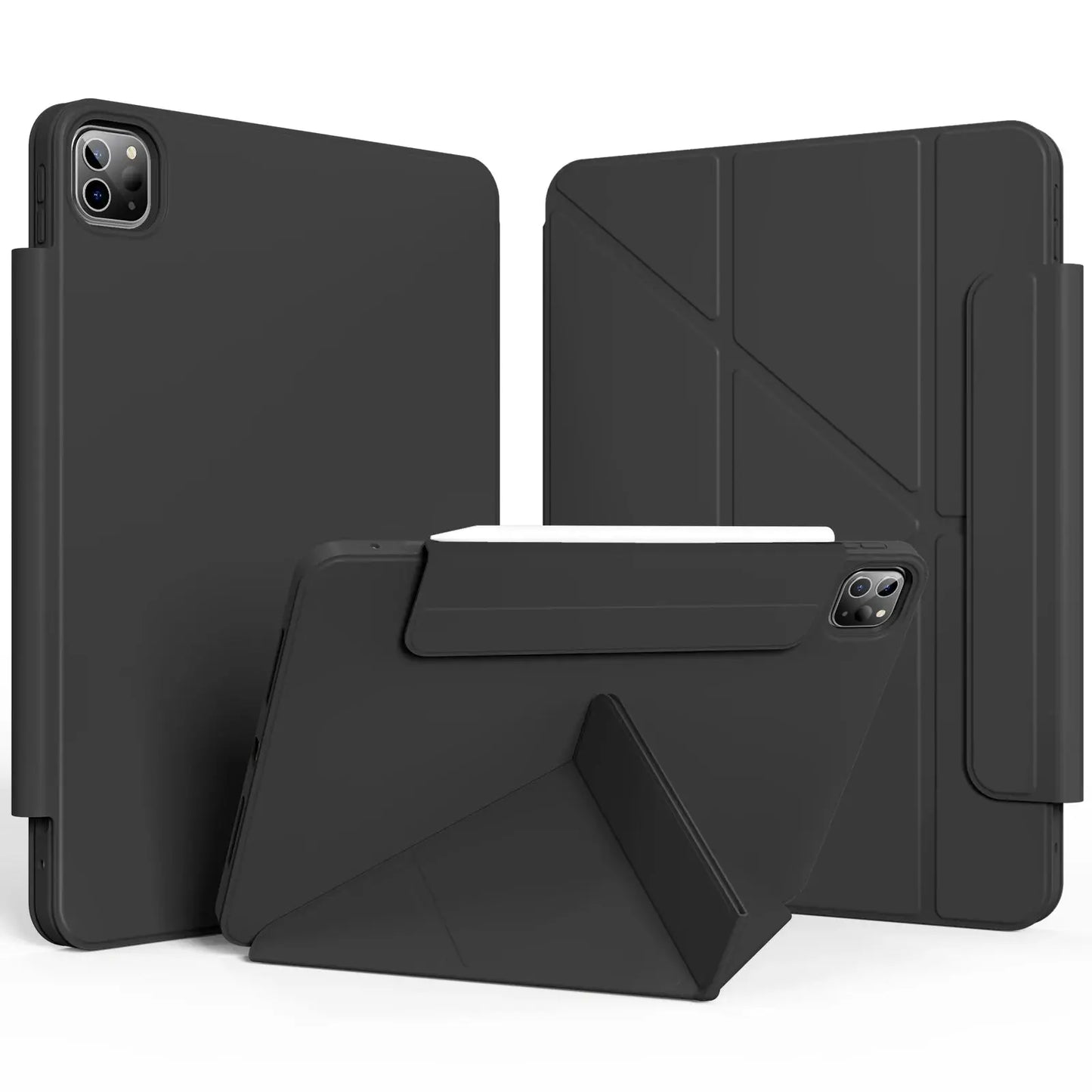 ZOYU Case iPad 10 Air 11 4/5 10.9 Pro 11 13 2024 Detachable Y-Shaped Folding, iPad 10.2 7/8/9th Gen Rotate 360°Detachable Cover - PST PS Tradings