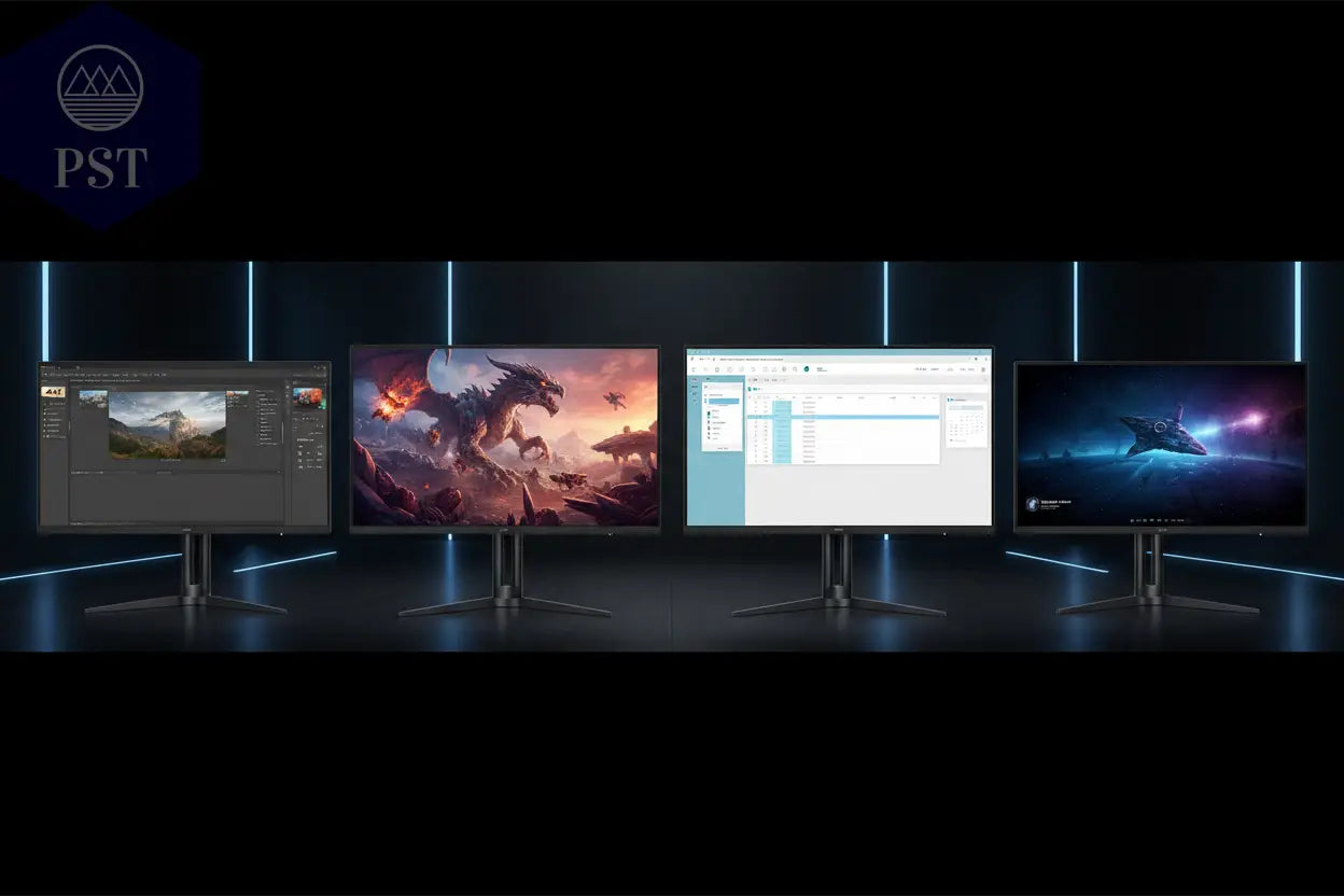 32 Zoll Monitor - PS Tradings - 32 Zoll Monitore für Office, Creator, Alltag, WQHD, 4K, Streaming & Gaming bei PS Tradings