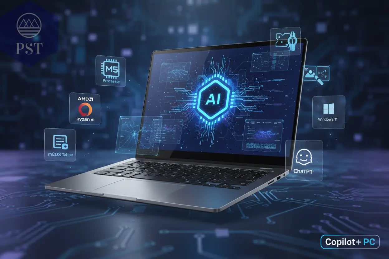 AI-Laptops PS Tradings AI-Laptop mit KI & AI Anwendung