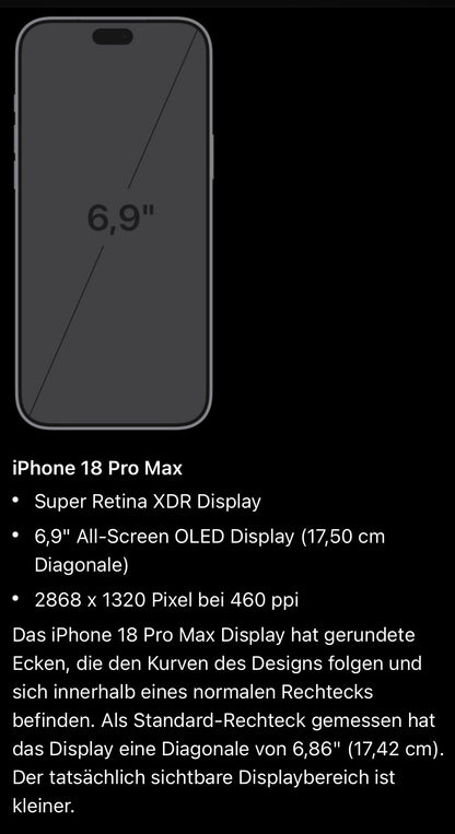 Apple iPhone 18 Pro Max