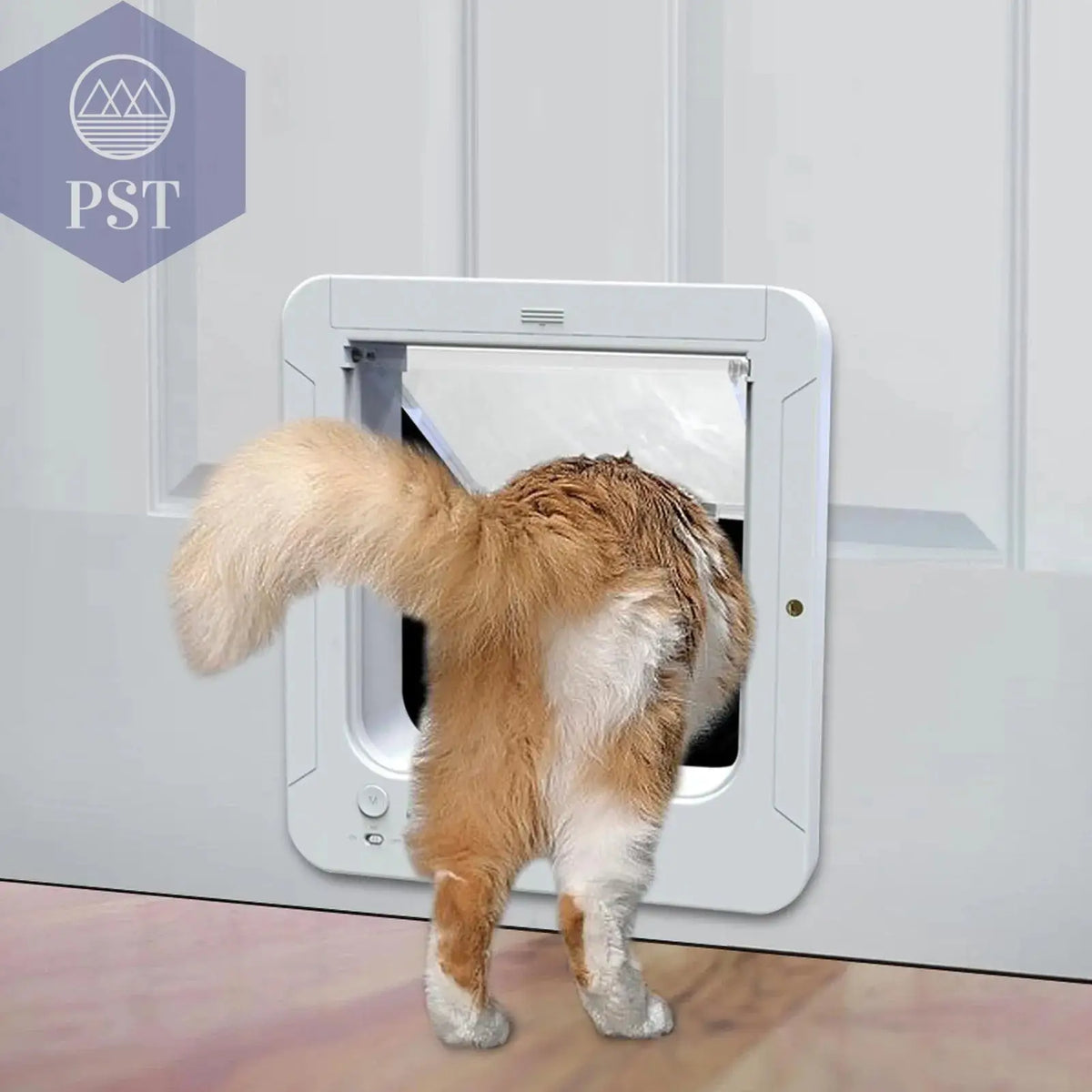 Collar Cat Door Smart Cat Door Automatic Sensing with Collar Activated Easy Installation Pet Door for Home Smart Cat Door - PS Tradings