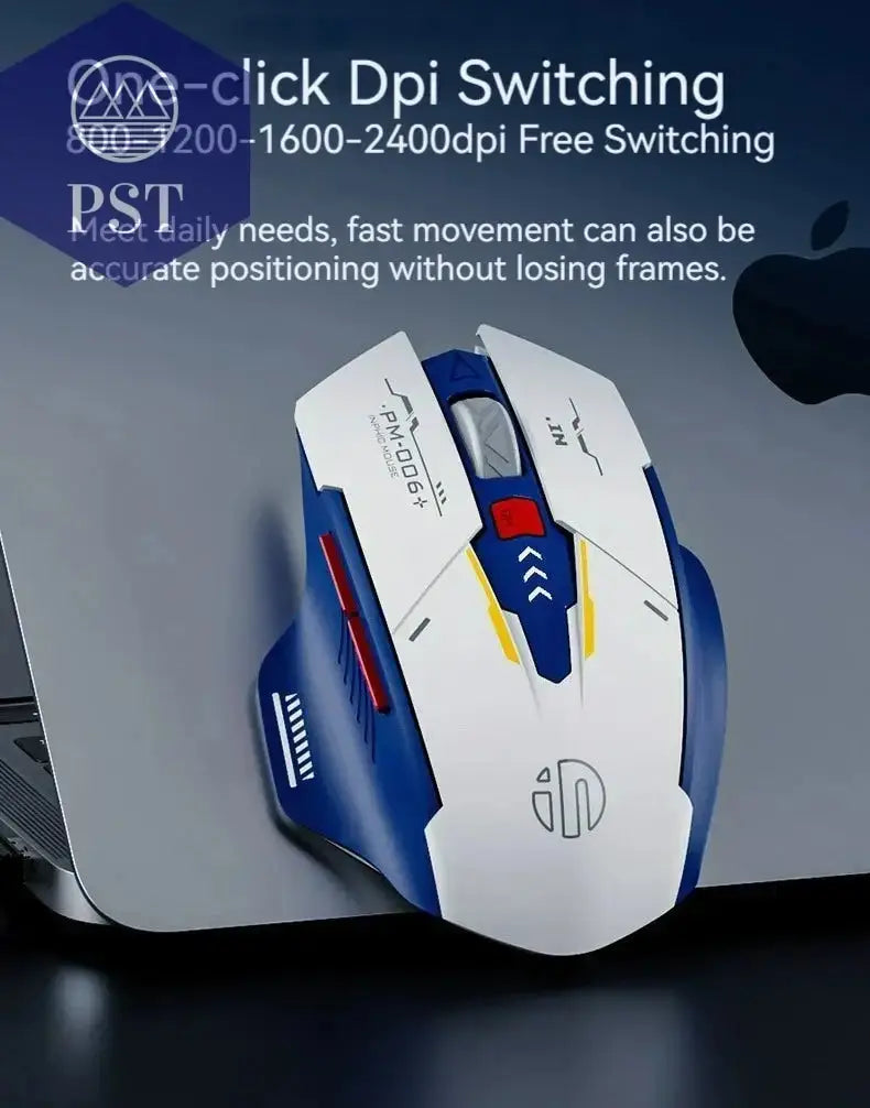 Inphic F9 Mecha Edition: Kabellose Silent Maus PST PS Tradings   Inphic F9 Mecha Edition: Kabellose Silent Maus