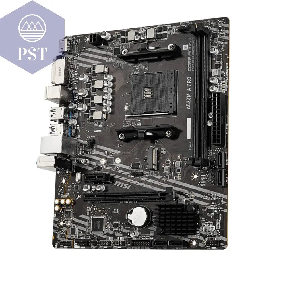 MSI AMD A520M-A PRO Motherboard Unterstützt Ryzen CPU R3 R5 R7 5000- Und 3000-Serie Mainboard AM4 M.2 NVME Dual Channel DDR4 Vollständig Neu
