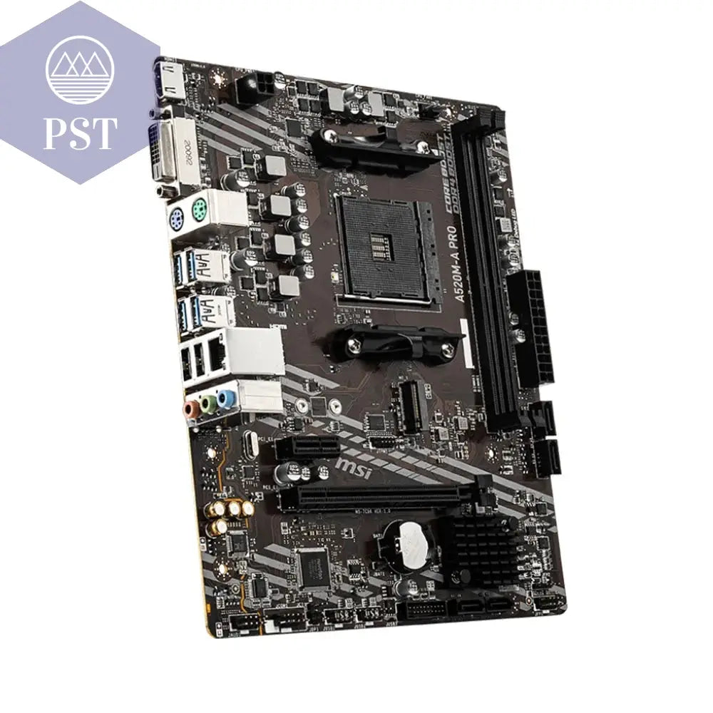 MSI AMD A520M-A PRO Motherboard Unterstützt Ryzen CPU R3 R5 R7 5000- Und 3000-Serie Mainboard AM4 M.2 NVME Dual Channel DDR4 Vollständig Neu