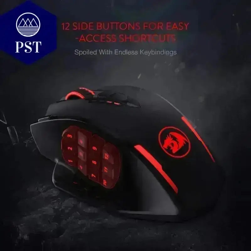 Redragon M913 Gaming Maus 16000 DPI Wireless PST PS Tradings   Redragon M913 Gaming Maus 16000 DPI Wireless