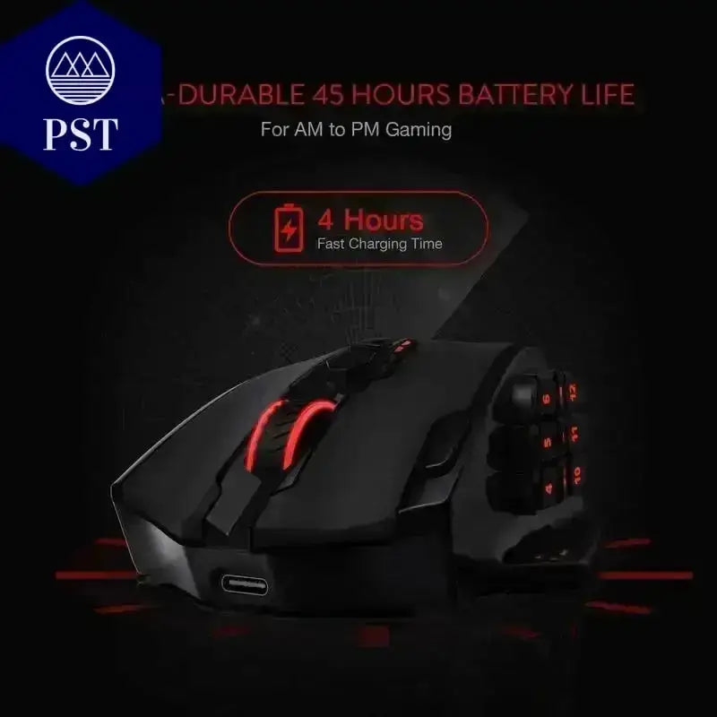 Redragon M913 Gaming Maus 16000 DPI Wireless PST PS Tradings   Redragon M913 Gaming Maus 16000 DPI Wireless