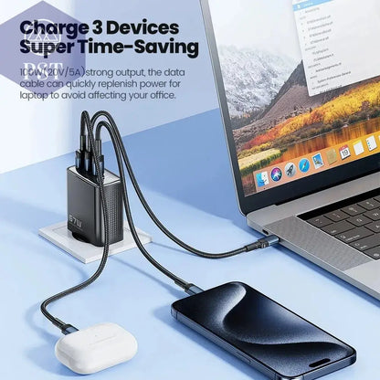 Toocki 67 W Gan USB Typ C Ladegerät Digitalanzeige 65 W 45 W PPS PD QC4.0 Schnellladung Für Macbook Laptop IPAD Tablet Iphone 15 14