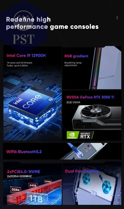 Topton Mini PC Gaming Computer i9 RTX4060 Desktop Gaming PC Gamer PST PS Tradings Mini PC Topton PST PS Tradings