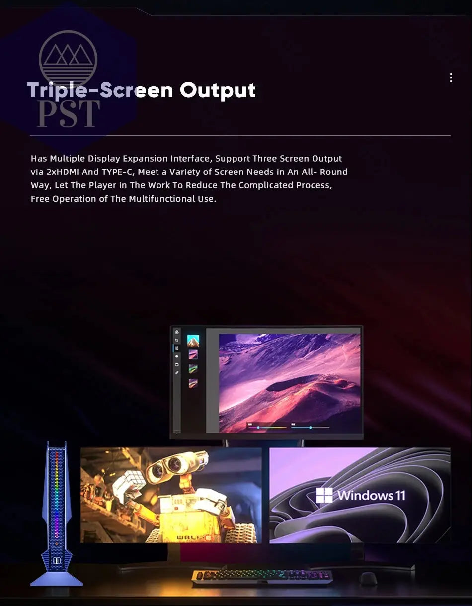 Topton Mini PC Gaming Computer i9 RTX4060 Desktop Gaming PC Gamer PST PS Tradings Mini PC Topton PST PS Tradings