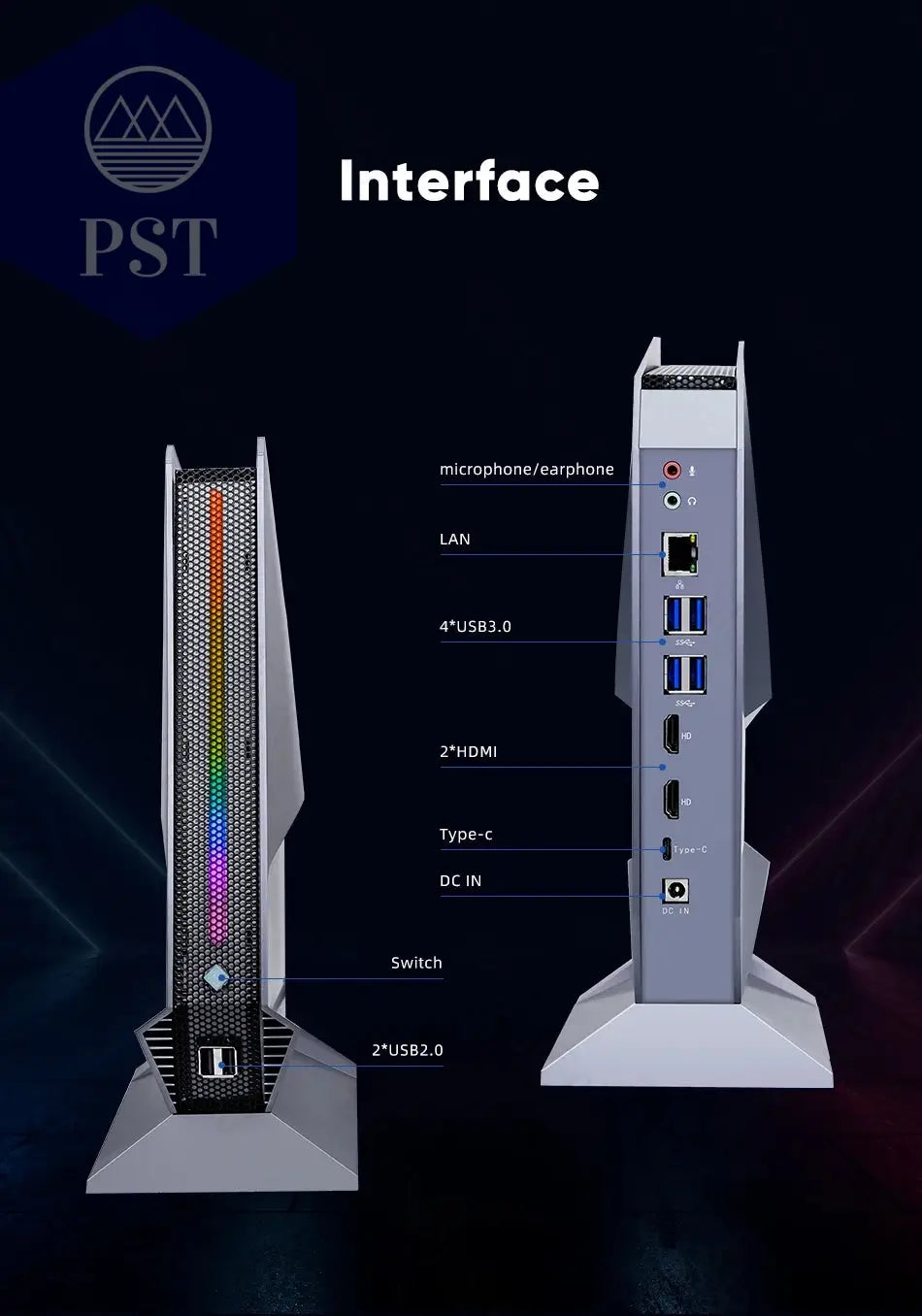 Topton Mini PC Gaming Computer i9 RTX4060 Desktop Gaming PC Gamer PST PS Tradings Mini PC Topton PST PS Tradings